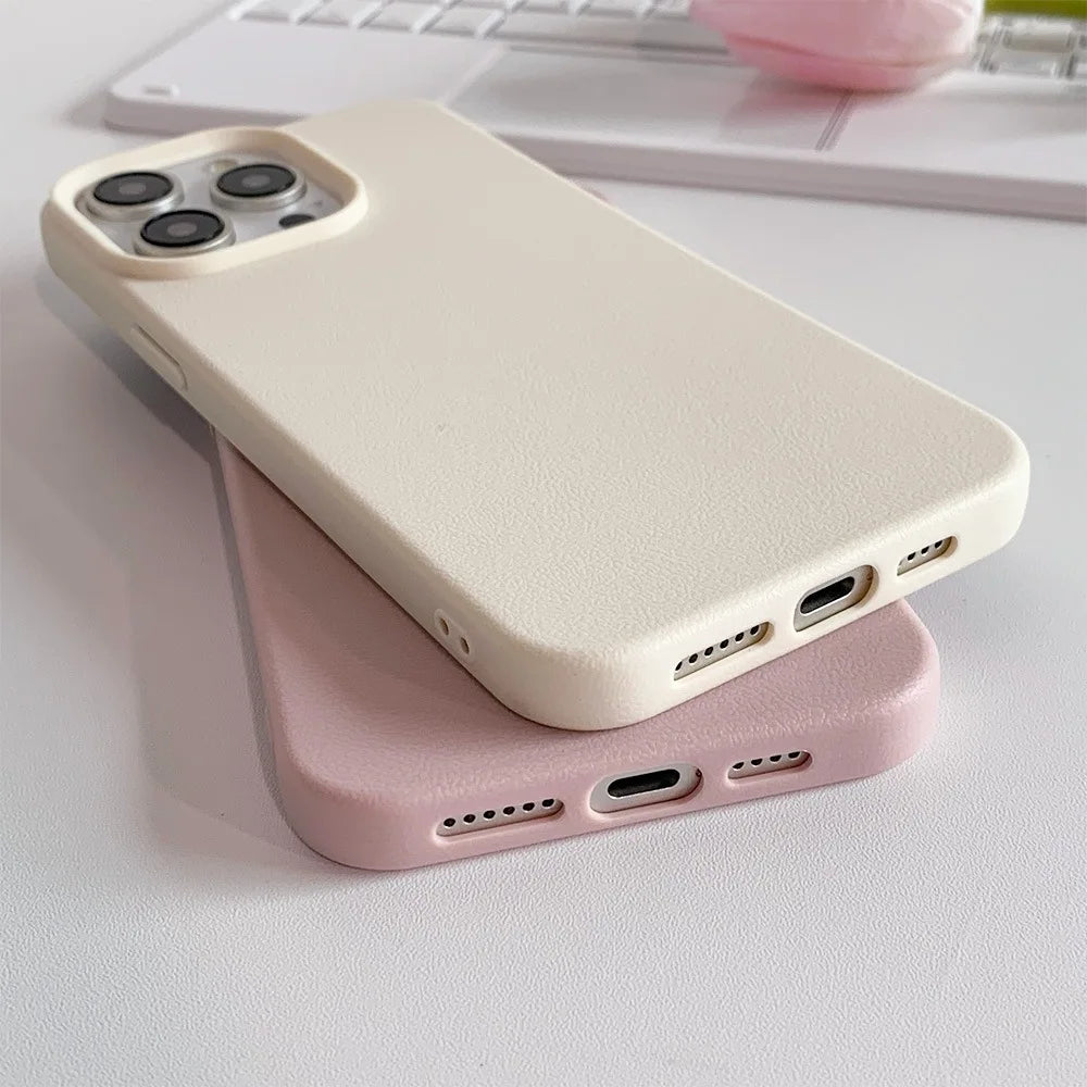Coque en cuir iPhone